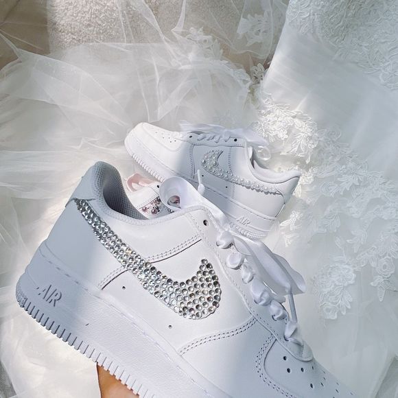 Wedding custom sneakers - air force 1 - Picture 3 of 3
